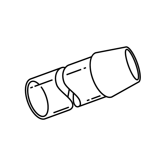 Quartz Medium Length Taper Inner Joint